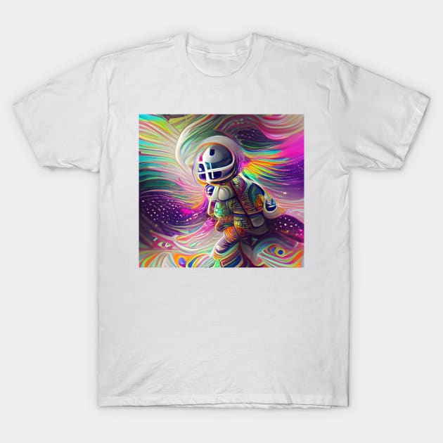 Psychedelic Astronaut T-Shirt by Mihadom